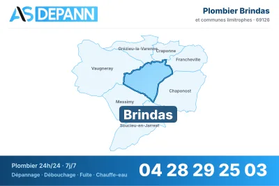 Miniature carte Brindas