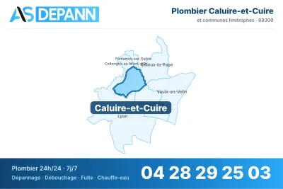 Vignette de la carte de Caluire-et-Cuire desservie par AS Depann
