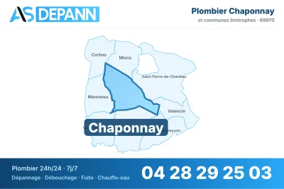 Miniature carte Chaponnay