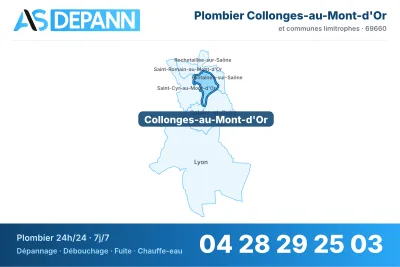 Vignette de la carte de Collonges-au-Mont-d'Or desservie par AS Depann