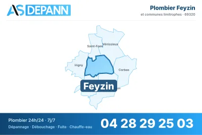 Miniature carte Feyzin
