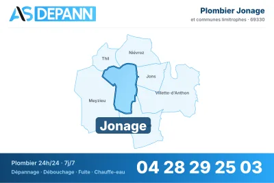 Miniature carte Jonage