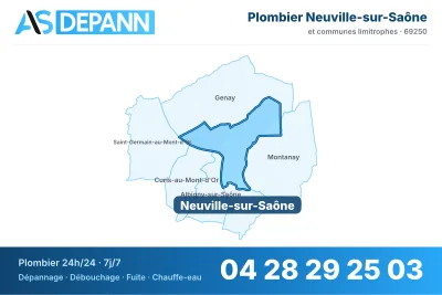 Miniature carte Neuville-sur-Saône
