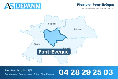 Miniature carte Pont-Évêque
