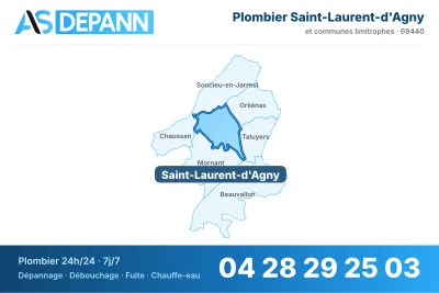Miniature carte Saint-Laurent-d'Agny