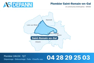 Miniature carte Saint-Romain-en-Gal