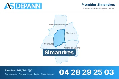 Miniature carte Simandres