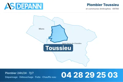 Miniature carte Toussieu
