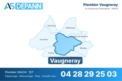 Miniature carte Vaugneray