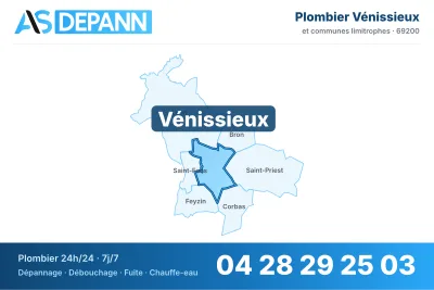 Miniature carte Vénissieux
