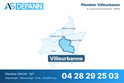 Miniature carte Villeurbanne