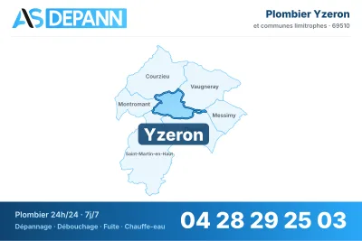 Miniature carte Yzeron